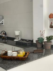 مطبخ أو مطبخ صغير في Oko Apartment