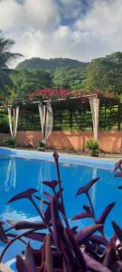 vista sulla piscina di un resort di Sítio Vale da Serra a Maranguape