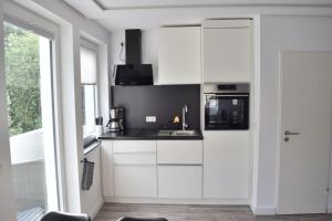 Køkken eller tekøkken på Schönes Apartment (Nr. 9) über 2 Etagen