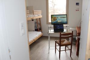 Posteľ alebo postele v izbe v ubytovaní ANCELLE TAILLAS RDC CHALET