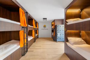 Cama ou camas em um quarto em Stadtaffe - Chic Hostel VIE