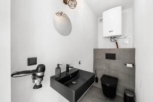 A cozinha ou cozinha compacta de Stadtaffe - Chic Hostel VIE