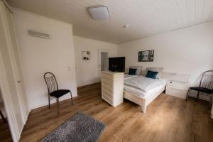 TV a/nebo společenská místnost v ubytování Wohnung Hirschhöhe im Taunus