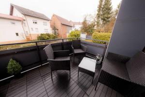 Balkón nebo terasa v ubytování Wohnung Hirschhöhe im Taunus