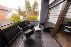 Balkón nebo terasa v ubytování Wohnung Hirschhöhe im Taunus