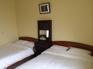 Postel nebo postele na pokoji v ubytování Dragon House B&B