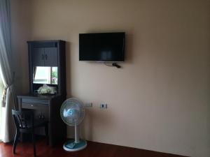 TV a/nebo společenská místnost v ubytování Dragon House B&B