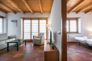 Posteľ alebo postele v izbe v ubytovaní Apartamentos SNÖ Mont Romies Unhola