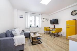 Televízia a/alebo spoločenská miestnosť v ubytovaní Luxury Apartments STUD - VB