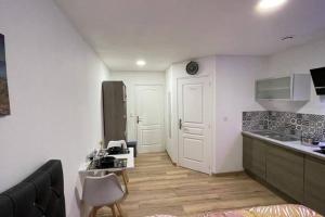 Kuchyň nebo kuchyňský kout v ubytování Le prestige centre-ville de Douai
