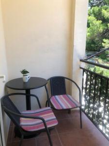 Balkón nebo terasa v ubytování Apartmani Lisičina