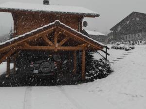 Obiekt Chalet paisible à Morillon avec jacuzzi et proche des pistes skiables - FR-1-642-66 zimą