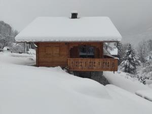 Obiekt Chalet paisible à Morillon avec jacuzzi et proche des pistes skiables - FR-1-642-66 zimą