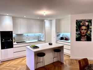 Kuchyňa alebo kuchynka v ubytovaní Bel Appartement avec parking au coeur de Reims + 16 fotografií