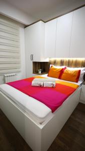 Krevet ili kreveti u jedinici u okviru objekta Apartman Morava
