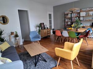 Posezení v ubytování Chambre - Marceau