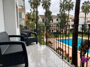Bazén v ubytování Apartamento EL PATIO V nebo v jeho okolí