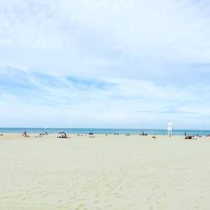 Plaża w willi lub w pobliżu