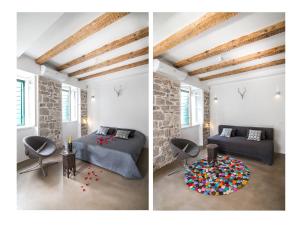 Ένα ή περισσότερα κρεβάτια σε δωμάτιο στο Apartment Diocletian Pearl