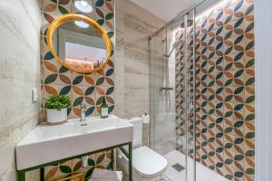 Koupelna v ubytování Vestal Suites Domo