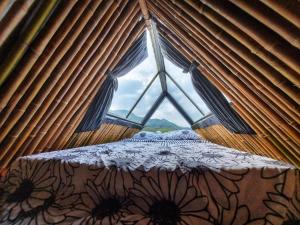 Postel nebo postele na pokoji v ubytování Casa Mostaza-Ecolodge