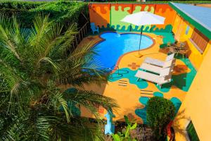 Bazén v ubytování Hotel Boutique La Casa de las Flores nebo v jeho okolí