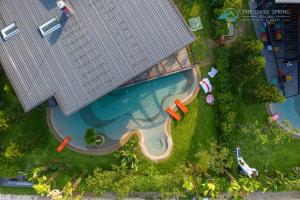 Ett flygfoto av Oasis Spring Villa Tam Dao - Venuestay