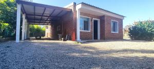 Bygningen som feriehuset ligger i