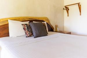 PRIVATE Apartment with GREAT Location @Bacalar 7 Colors Lagoon房間的床