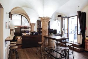 Cucina o angolo cottura di Boutiquehotel Weisses Rössl