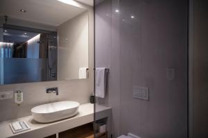 Koupelna v ubytování Hotel Trofta