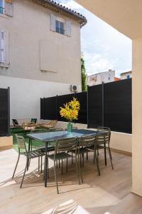 Balkón alebo terasa v ubytovaní La Maison du Parc 3 - Standing Terrasse Parking Clim