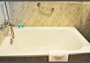 A bathroom at Pensión Residencia Fornos
