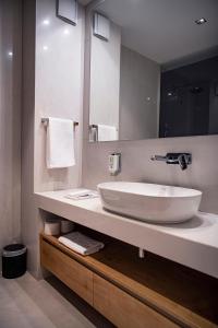 Koupelna v ubytování Hotel Trofta