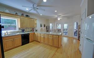 A kitchen or kitchenette at Angel Cove Family Vacation House