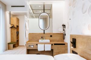 Kopalnica v nastanitvi BEE GREEN Linz Self-Check-in-Hotel