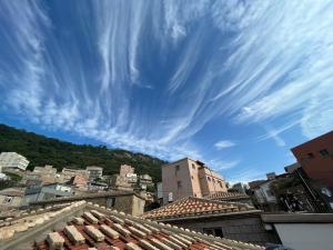 山景或在民宿看到的山景