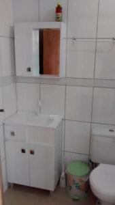 Koupelna v ubytování Apartamento Ilha da Fortaleza
