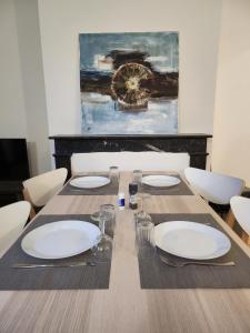 Posedenie v ubytovaní Agréable appartement, lumineux