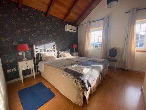 Uma cama ou camas num quarto em Villa Silene