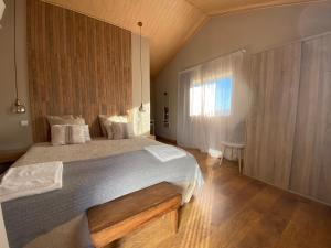 Uma cama ou camas num quarto em Villa Silene