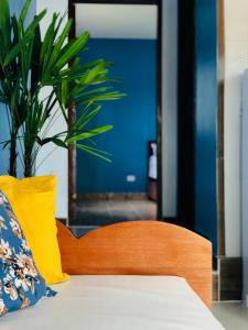 Postel nebo postele na pokoji v ubytování Flat Meier