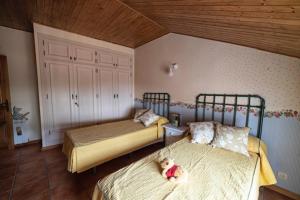 Postel nebo postele na pokoji v ubytování Casa rural collao de lobo