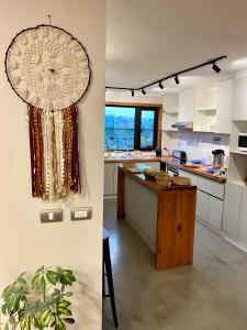 Dapur atau dapur kecil di Albergo B&B