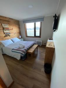Katil atau katil-katil dalam bilik di Albergo B&B