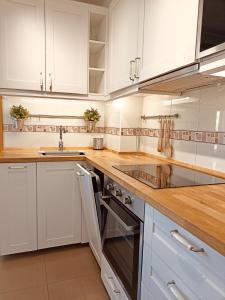 A kitchen or kitchenette at Apartamento Little Xoan
