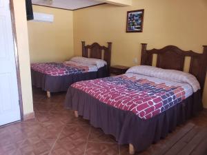 Postel nebo postele na pokoji v ubytování Sierra Hotel