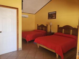 Postel nebo postele na pokoji v ubytování Sierra Hotel