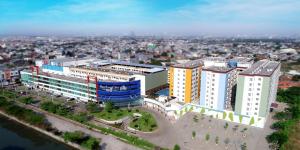 Nespecifikovaný výhled na destinaci Kemplang nebo výhled na město při pohledu z aparthotelu