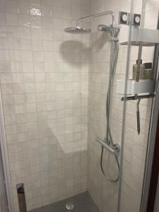 Koupelna v ubytování Tuinkamer in Monumentaal pand